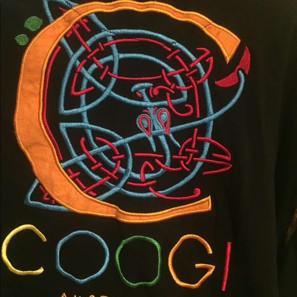 Coogi black sweater xxl 2xl